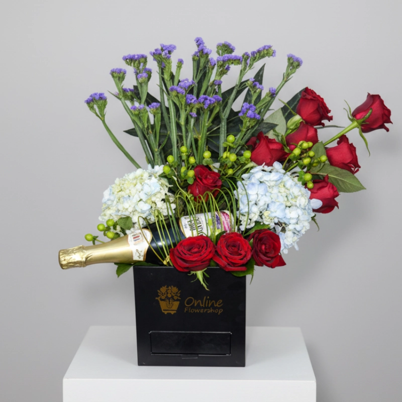 Lively Celebration - Flower Gift Box